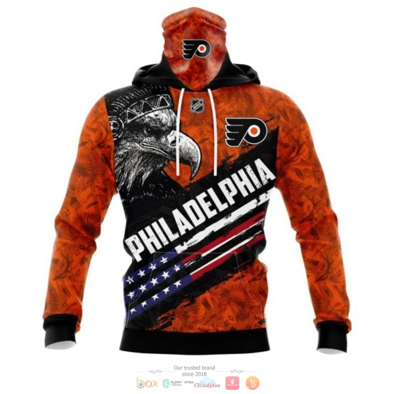 Philadelphia Flyers NHL Eagle American flag 3D shirt hoodie 1 2 3