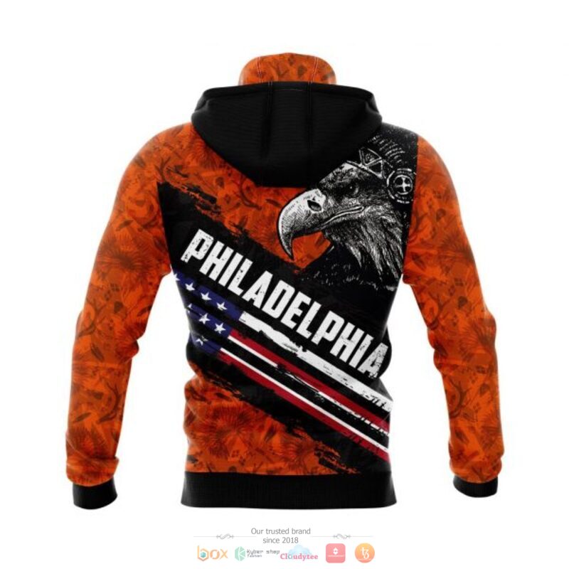 Philadelphia Flyers NHL Eagle American flag 3D shirt hoodie 1 2 3 4