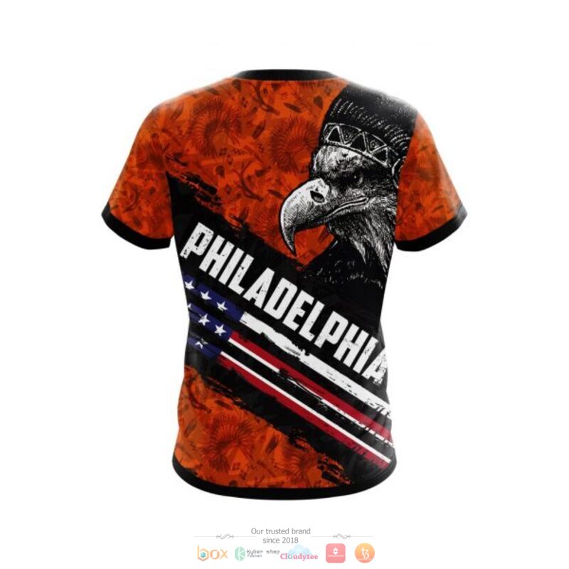 Philadelphia Flyers NHL Eagle American flag 3D shirt hoodie 1 2 3 4 5 6 7 8