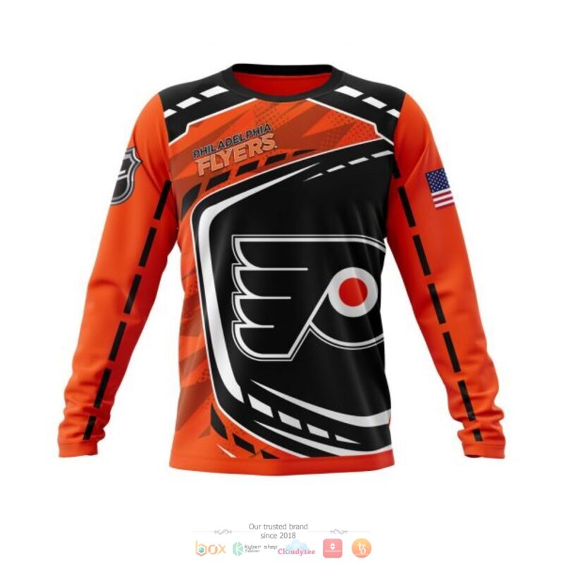 Philadelphia Flyers NHL black orange 3D shirt hoodie 1 2 3 4 5