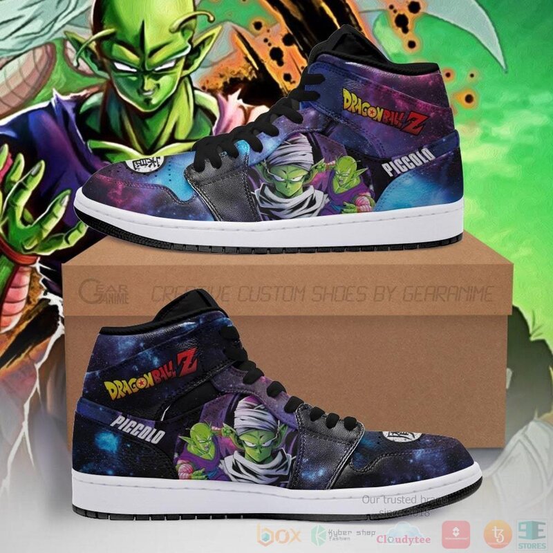 Piccolo Sneakers Galaxy Custom Dragon Ball Anime Air Jordan High Top Shoes