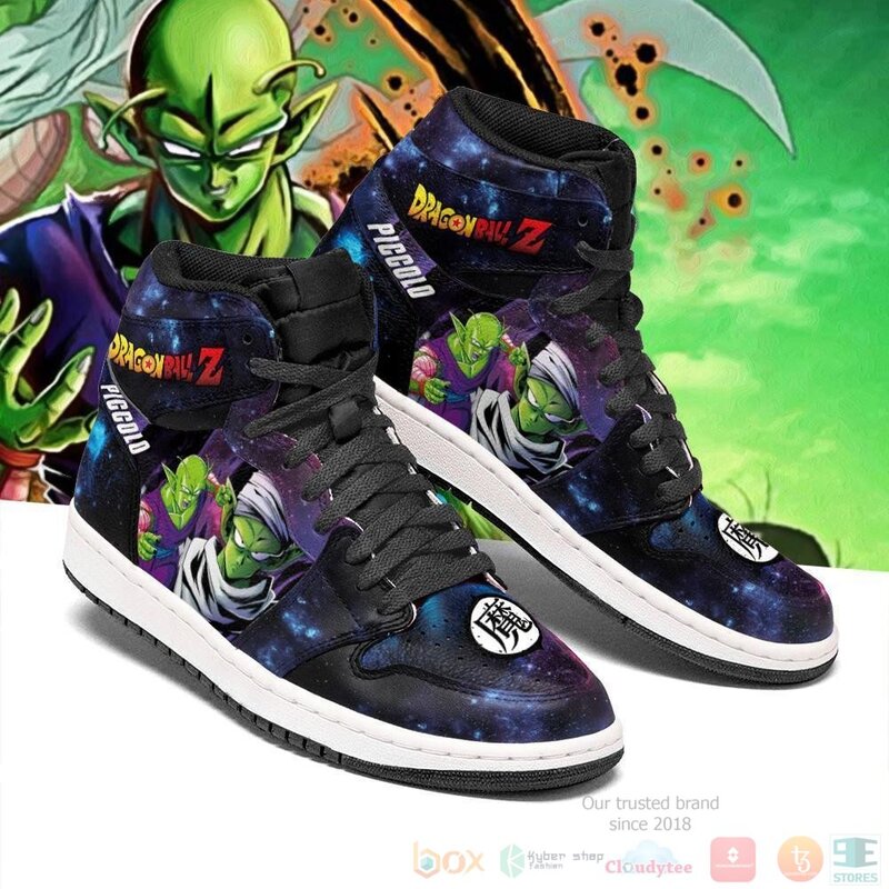 Piccolo Sneakers Galaxy Custom Dragon Ball Anime Air Jordan High Top Shoes 1