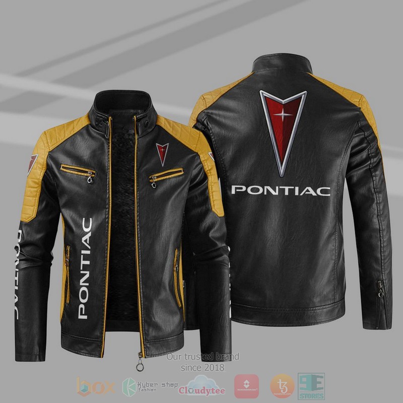 Potiac Block Leather Jacket 1
