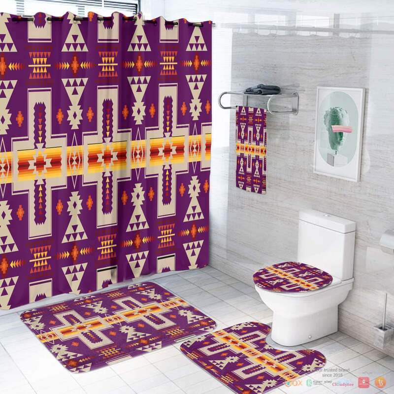 Purple Tribe Design Native Native American Bathroom Set