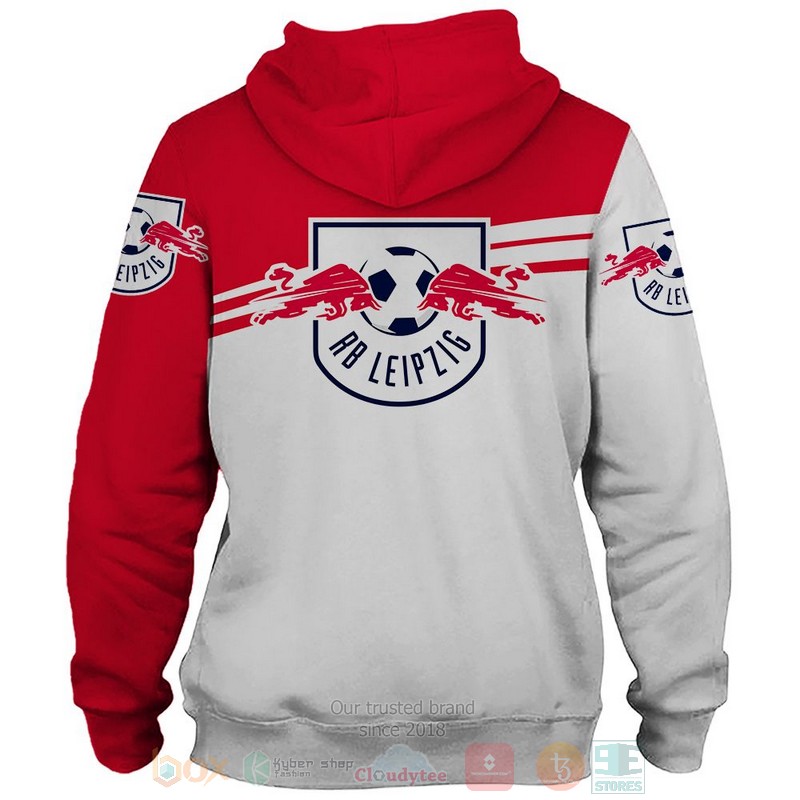 RB Leipzig white red 3D shirt hoodie 1