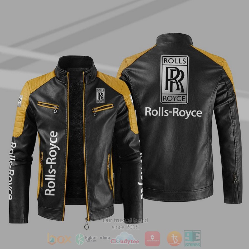 Rolls Royce Block Leather Jacket 1