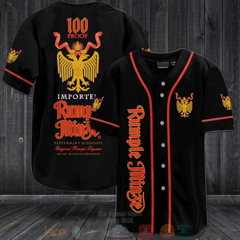 Rumple Minze Peppermint Schnapps Baseball Jersey