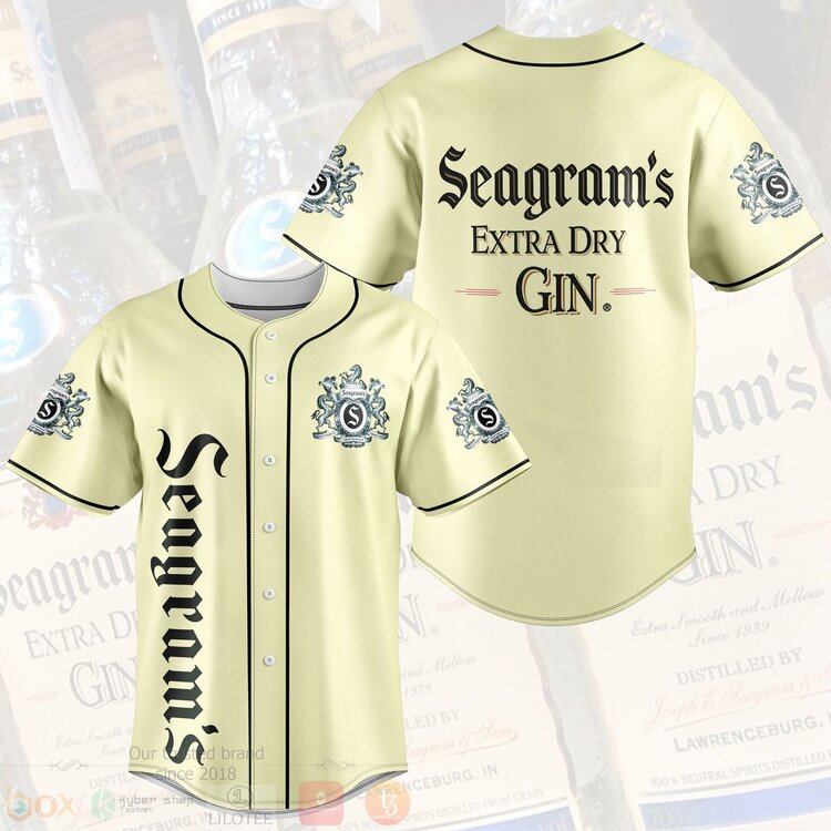 Seagram Extra Dry Gin Baseball Jersey