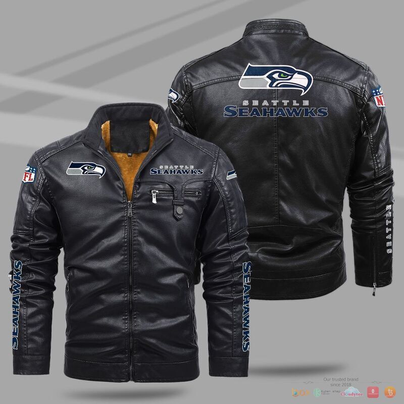 Seattle Seahawks NFL Trend Fleece Leather Jacket