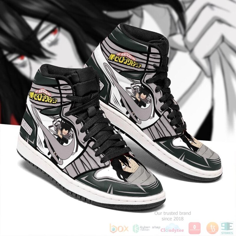 Shouta Aizawa Sneakers Custom Anime My Hero Academia Air Jordan High Top Shoes 1
