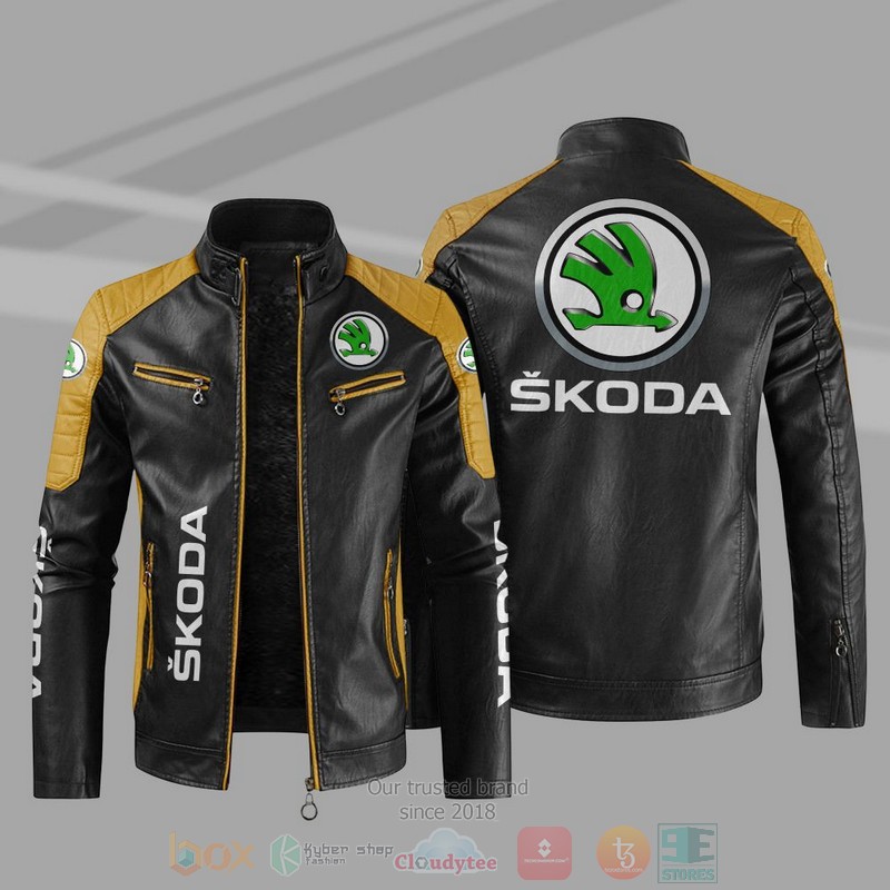 Skoda Block Leather Jacket 1
