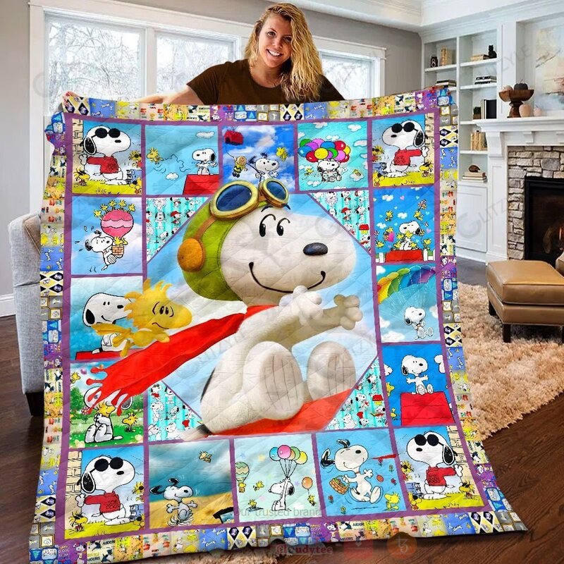 Snoopy and Woodstock Quilt