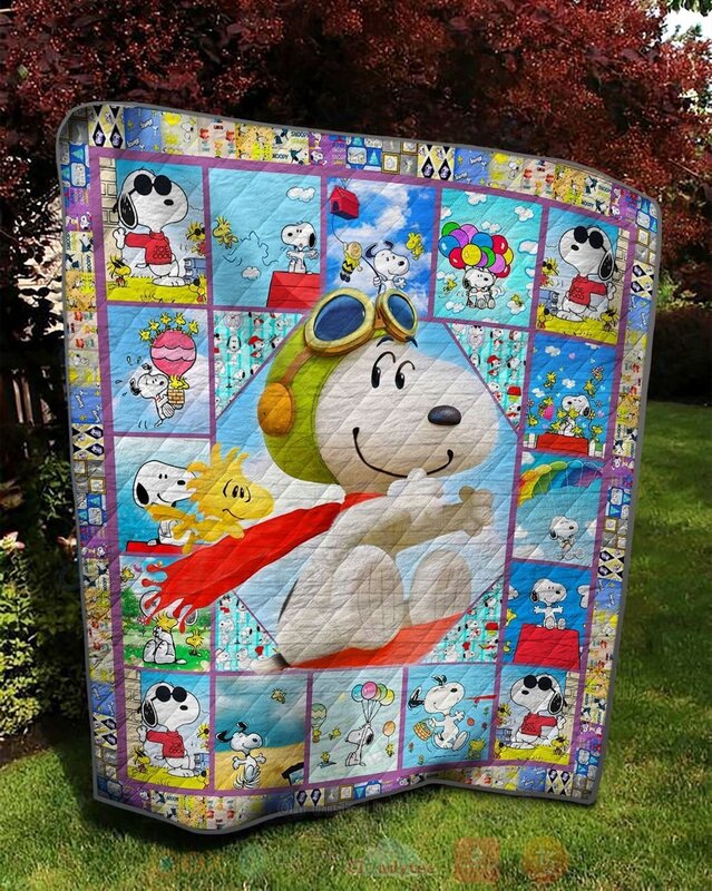 Snoopy and Woodstock Quilt 1