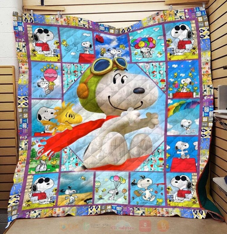 Snoopy and Woodstock Quilt 1 2