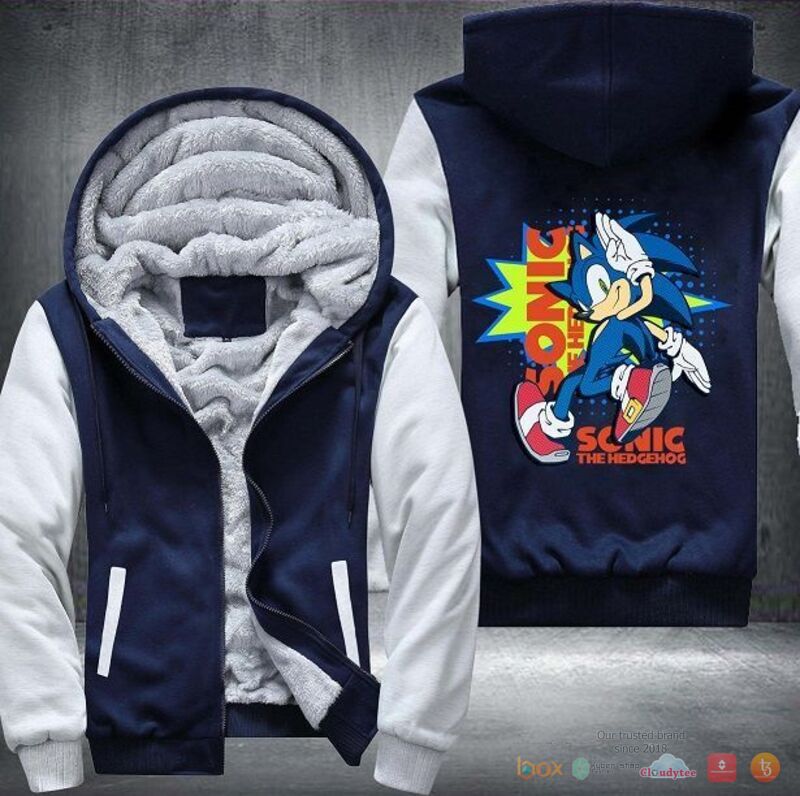 Sonic the Hedgehog Fleece Hoodie Jacket 1