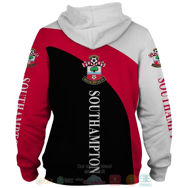 Southampton FC white red black 3D shirt hoodie 1