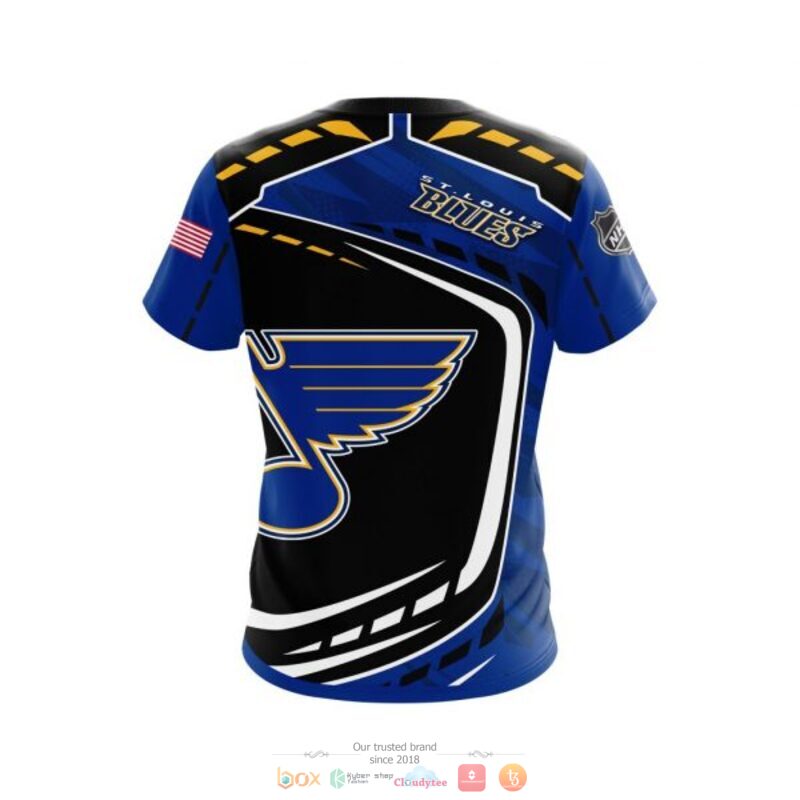 St. Louis Blues NHL black blue 3D shirt hoodie 1 2 3 4 5 6 7 8