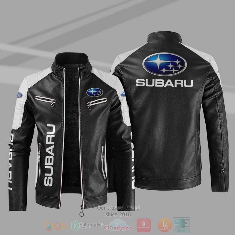 Subaru Block Leather Jacket