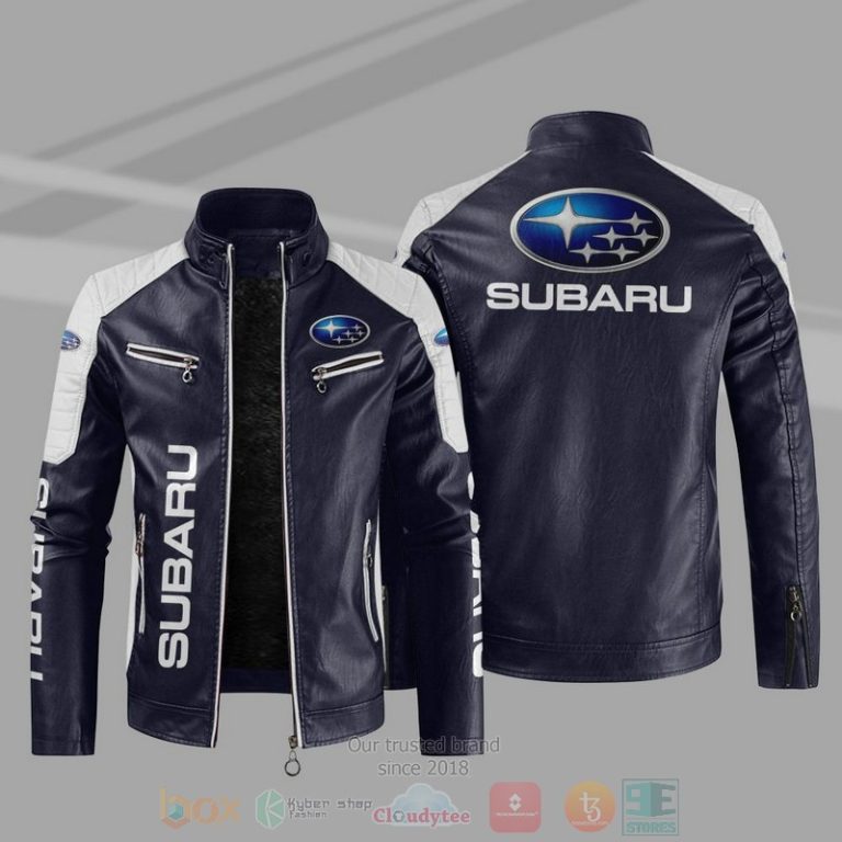 Subaru Block Leather Jacket 1 2