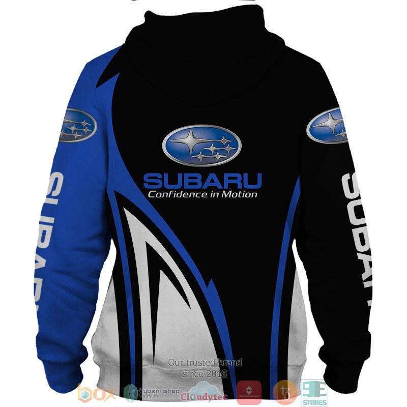 Subaru Confidence in Motion Skull 3d shirt hoodie 1