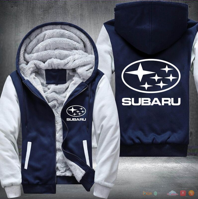 Subaru Fleece Hoodie Jacket 1 2