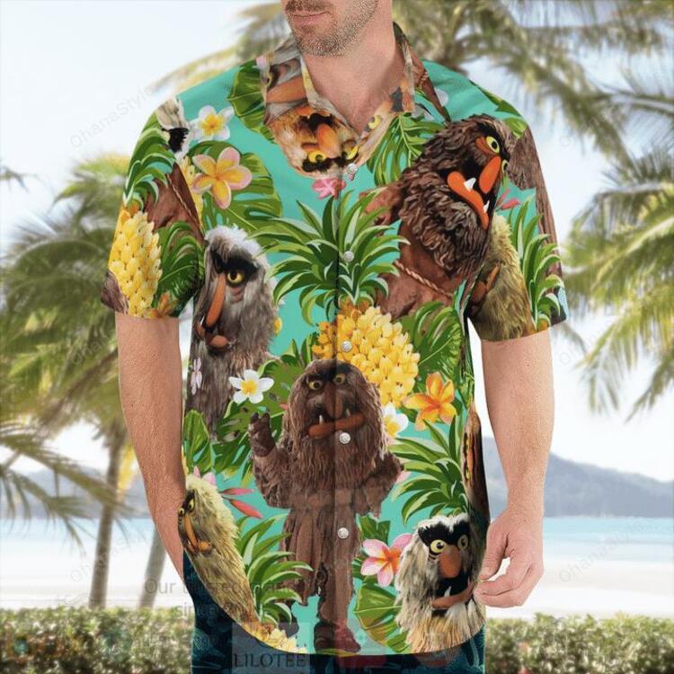 Sweetums The Muppet Hawaiian Shirt 1 2 3