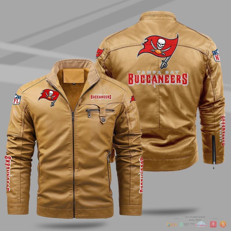 Tampa Bay Buccaneers NFL Trend Fleece Leather Jacket 1