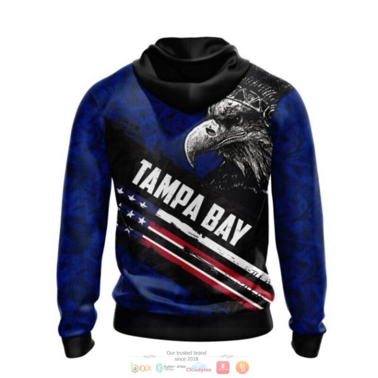 Tampa Bay Lightning NHL Eagle American flag 3D shirt hoodie 1 2