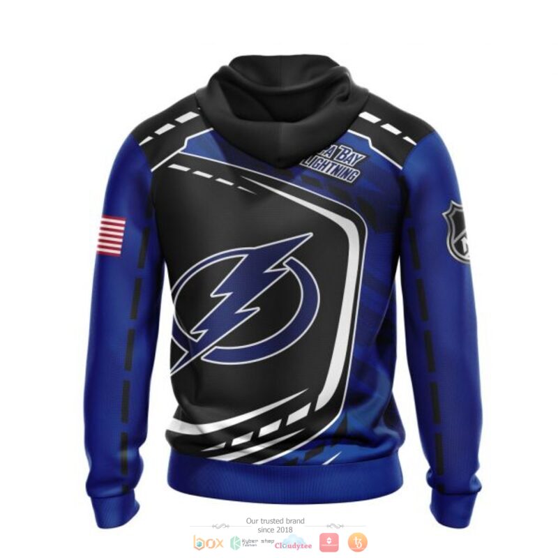 Tampa Bay Lightning NHL black blue 3D shirt hoodie 1 2