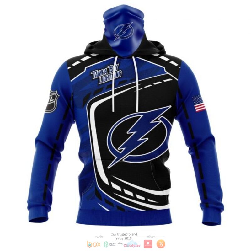 Tampa Bay Lightning NHL black blue 3D shirt hoodie 1 2 3