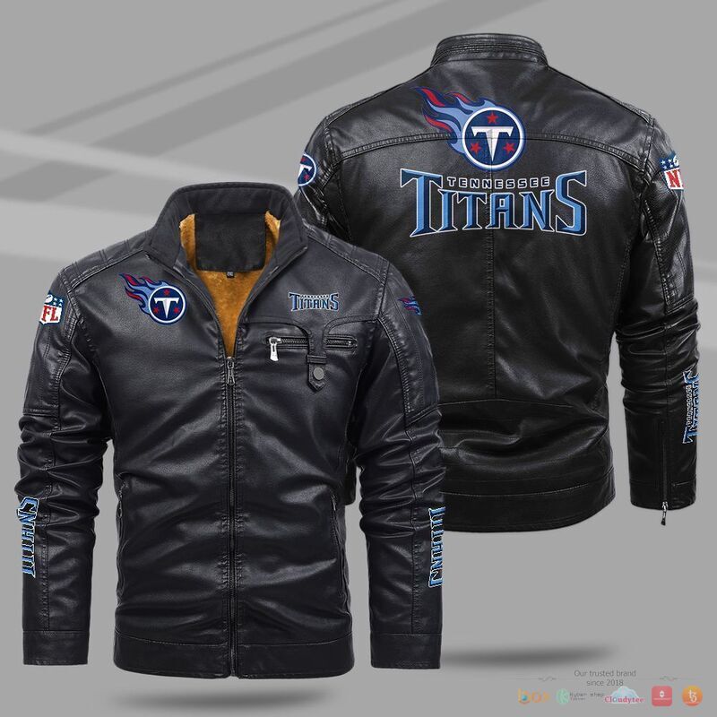 Tennessee Titans NFL Trend Fleece Leather Jacket