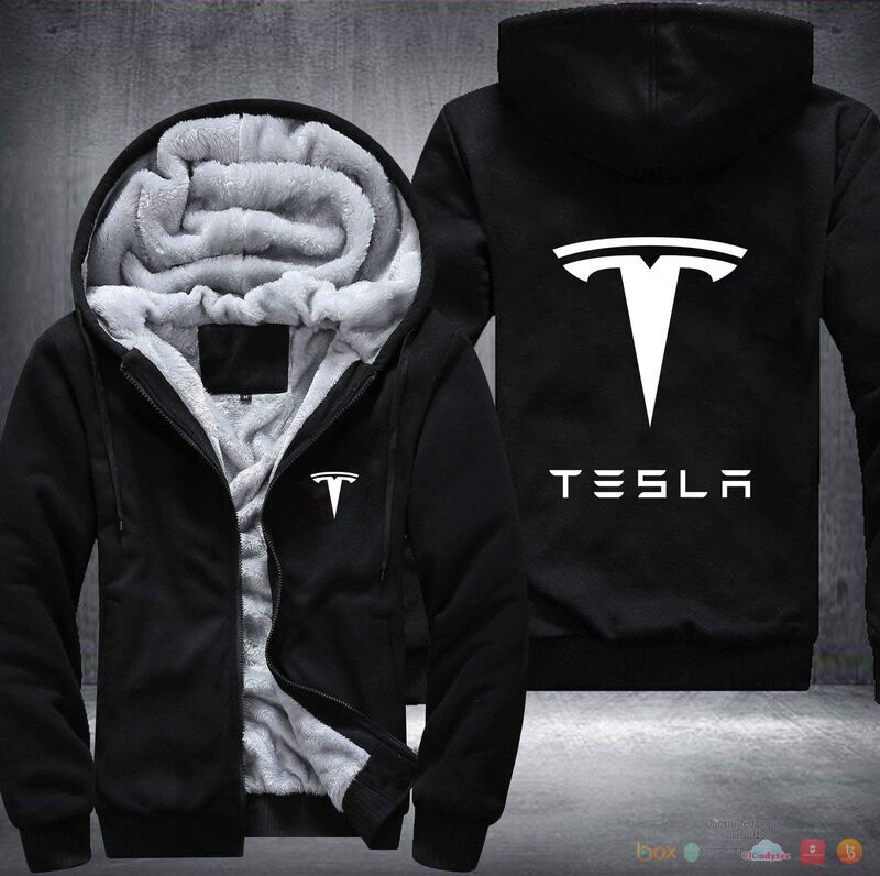 Tesla Fleece Hoodie Jacket