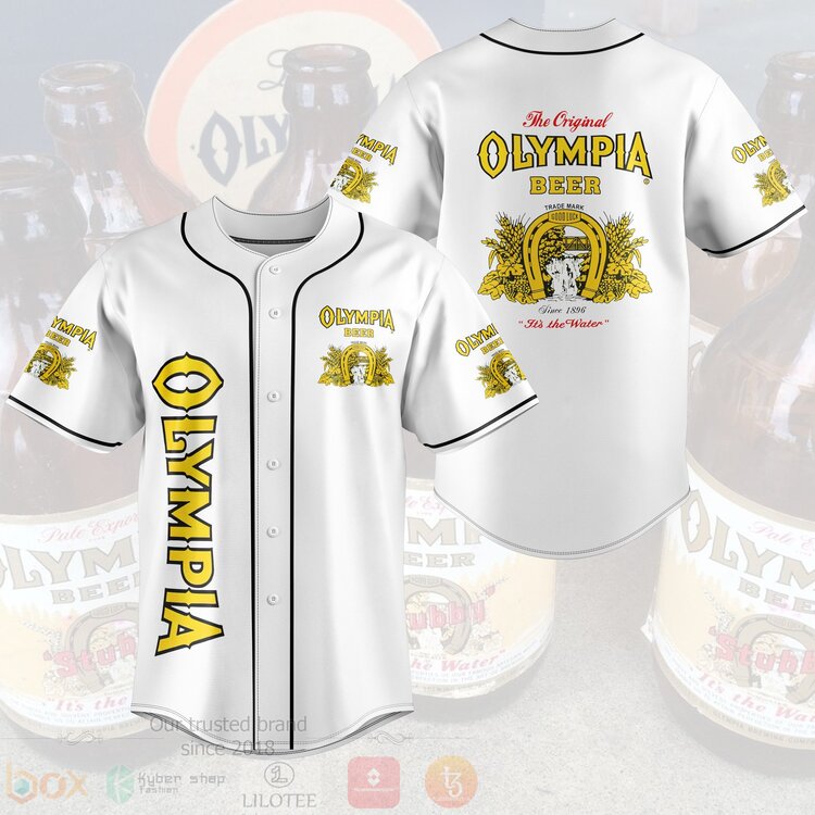 The Original Olympia Brewing Company Baseball Jersey