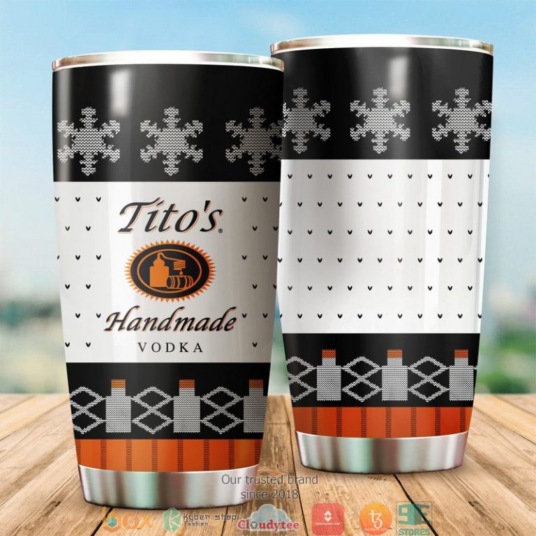 Titos Handmade Vodka Christmas Tumbler