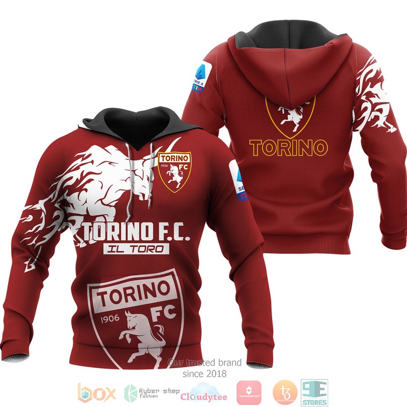 Torino FC 1906 3d shirt hoodie