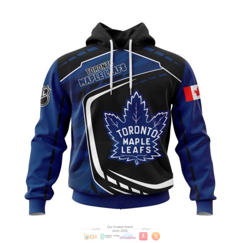 Toronto Maple Leafs NHL black blue 3D shirt hoodie