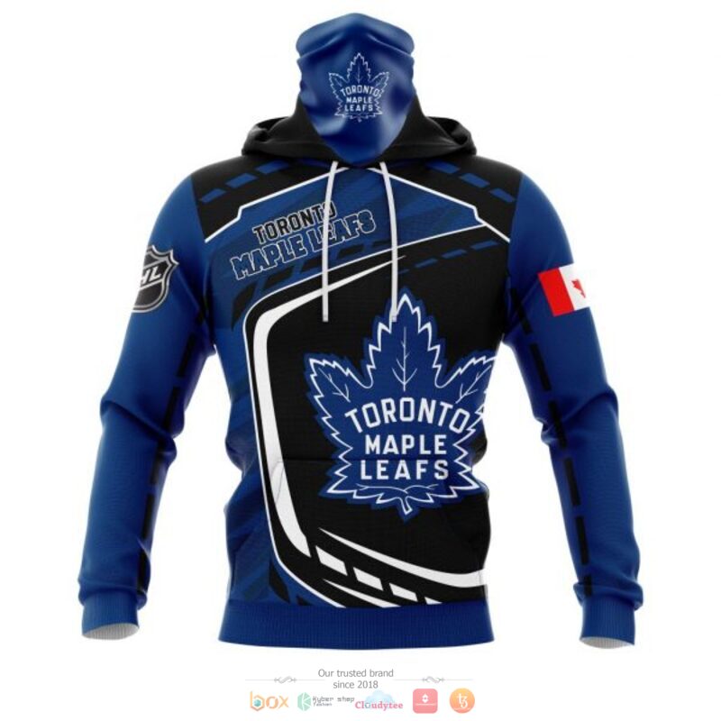Toronto Maple Leafs NHL black blue 3D shirt hoodie 1 2 3