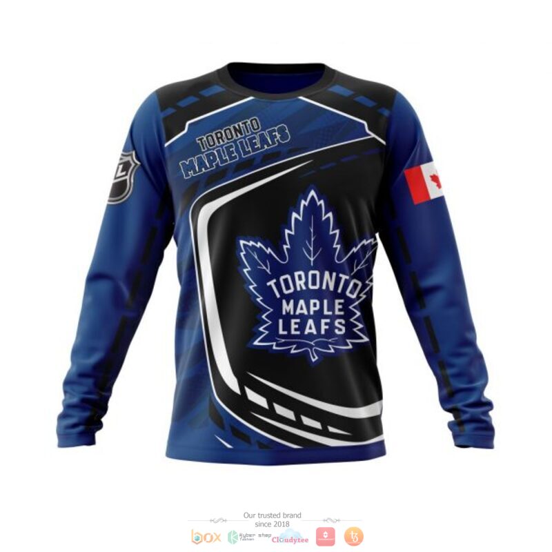 Toronto Maple Leafs NHL black blue 3D shirt hoodie 1 2 3 4 5
