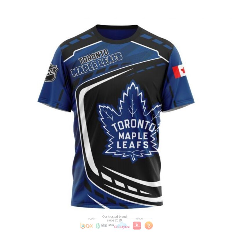 Toronto Maple Leafs NHL black blue 3D shirt hoodie 1 2 3 4 5 6 7