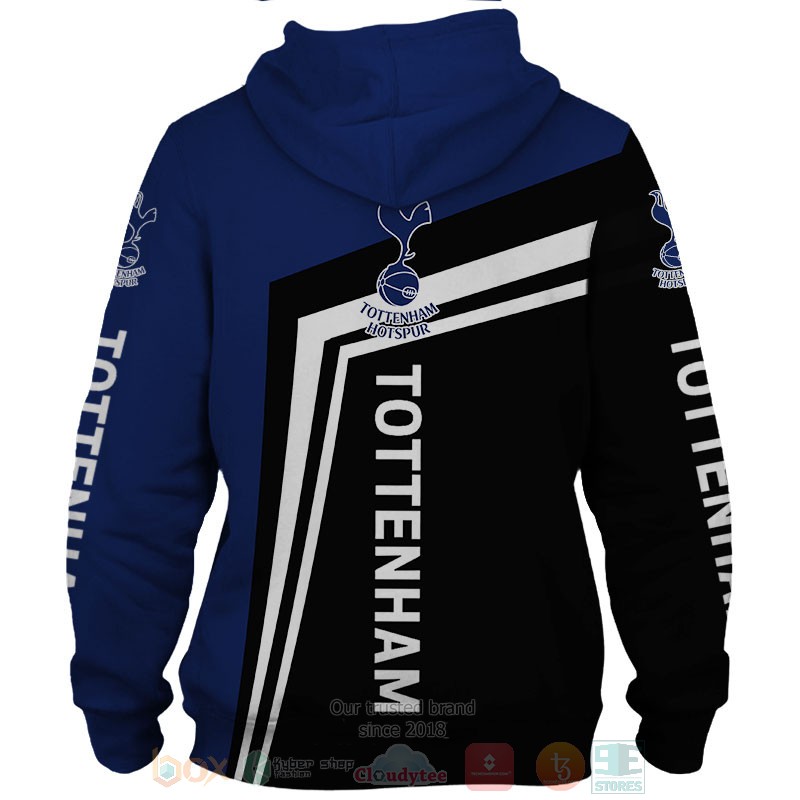 Tottenham Hotspur black blue 3D shirt hoodie 1
