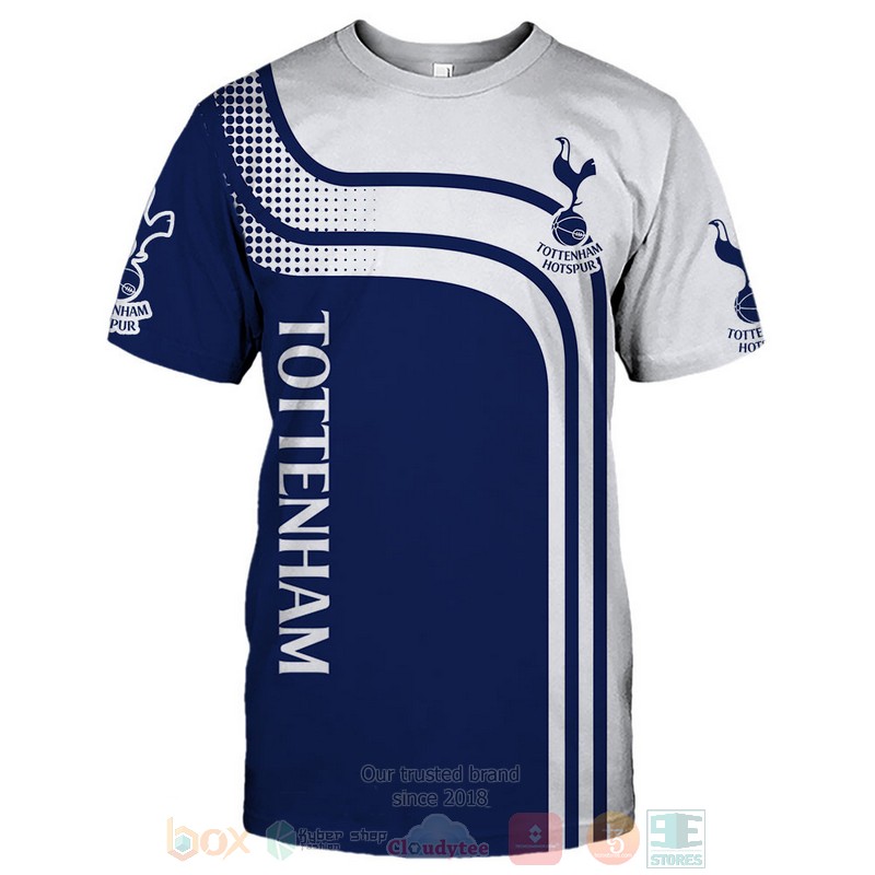 Tottenham Hotspur blue white 3D shirt hoodie 1 2 3 4 5 6 7 8 9