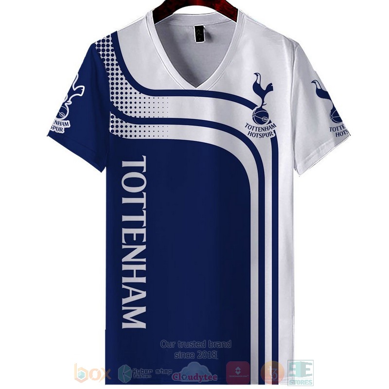 Tottenham Hotspur blue white 3D shirt hoodie 1 2 3 4 5 6 7 8 9 10 11 12 13 14 15 16 17 18 19