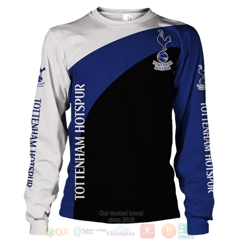 Tottenham Hotspur white blue black 3D shirt hoodie 1 2 3 4 5 6 7 8 9 10 11 12 13 14 15