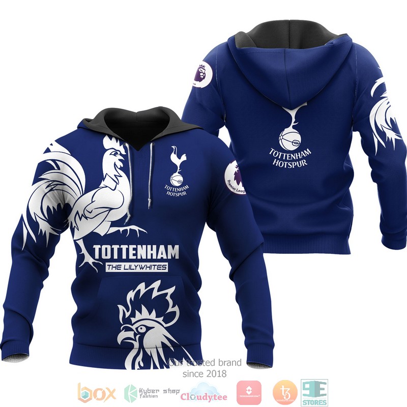 Tottenham The Lilywhites 3d shirt hoodie