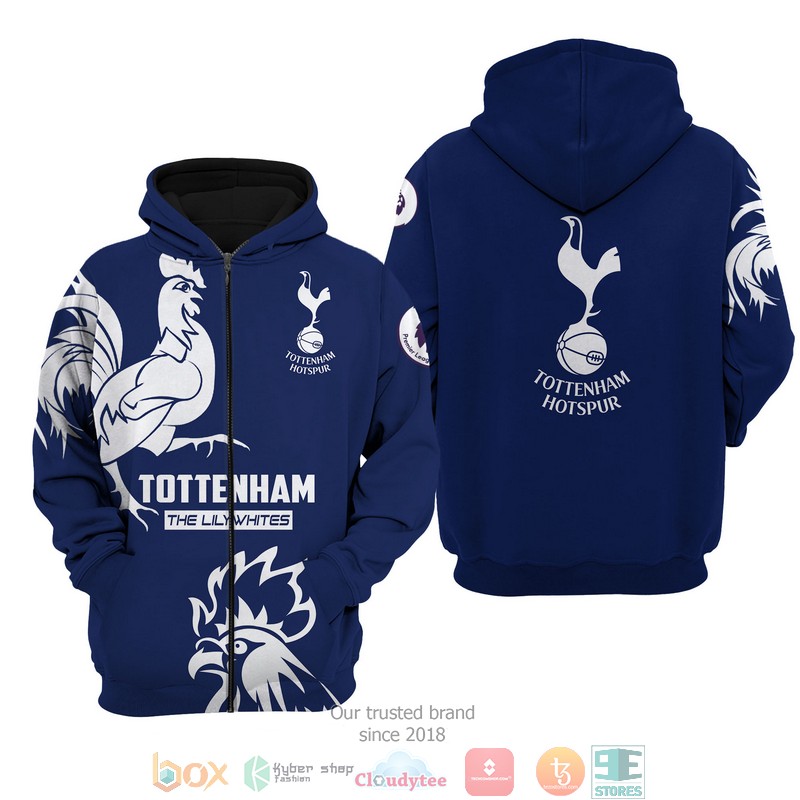 Tottenham The Lilywhites 3d shirt hoodie 1