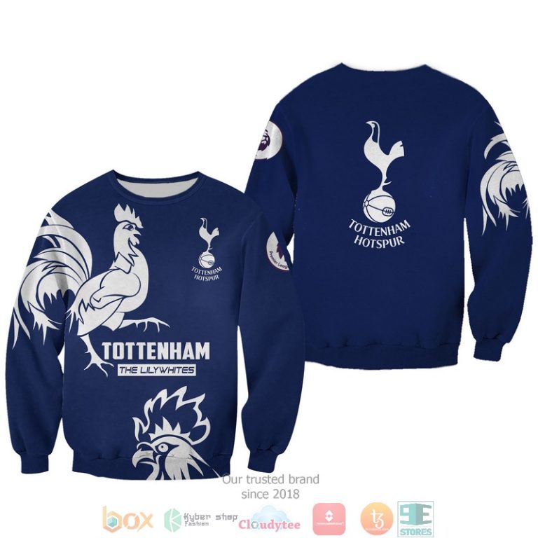 Tottenham The Lilywhites 3d shirt hoodie 1 2