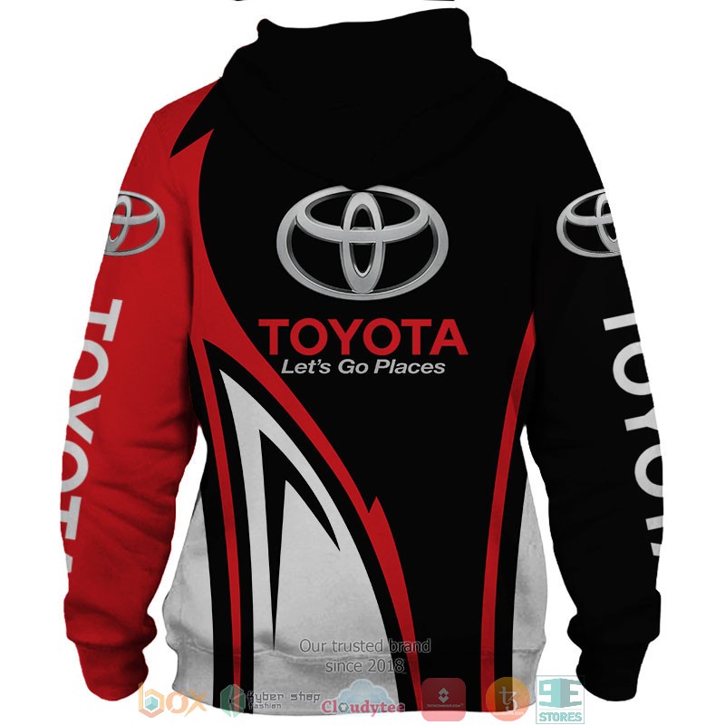 Toyota Lets go places Skull 3d shirt hoodie 1