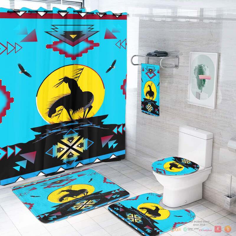 Trail Of Tear Native American Bathroom Set