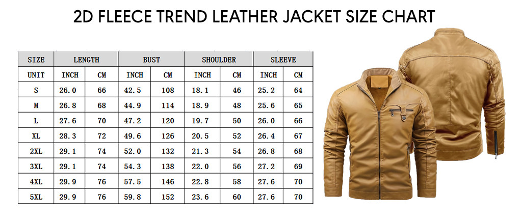 Trend Fleece Leather Jacket