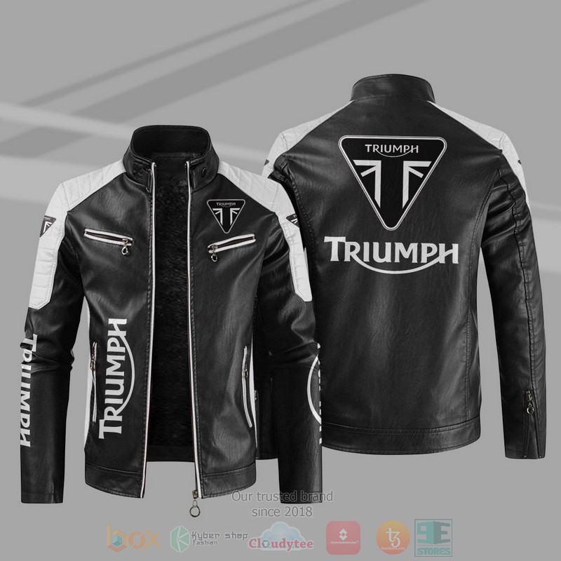 Triumph Block Leather Jacket